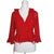 Bardot Red Polka Dot Wrap Blouse Red Size AU 8