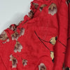 Sage & Paige Red Floral Ruffle Mini Dress 8 AU