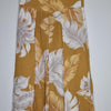 Sheike Mustard Tropical Print Wide-Leg Pants Size AU 6
