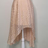 Keepsake Blush Pink Jacquard High-Low Dress Romantic 6 AU