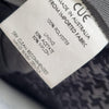 Cue Black Charcoal Textured Zip-Front Blazer Size AU 12
