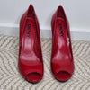 &nbsp;DKNY Red Patent Leather Heels 8 AU
