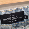 Factorie High-Waisted Wide Leg Blue Jeans 8 AU