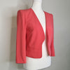 Portmans Coral Cropped Blazer Red Size 8