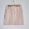 Forever New Women's Cream and Tan Mini Skirt with Pockets. Size 8 AU