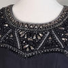 Forever New Black Beaded Cocktail Dress Size 8