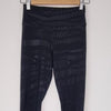 Nike Black Patterned High-Waisted Leggings XS
