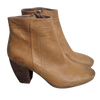 Django &amp; Juliette Tan Leather Ankle Boots – Size EU 37 (AU 6.5–7)