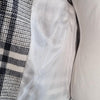 Katies black and white plaid jacket coat with a boho, 14