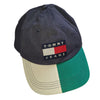 Tommy Jeans Colourblock Cap OS Navy, Green Beige Logo Hat