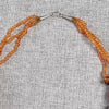 Carnelian &amp; Garnet Gemstone Beaded Necklace