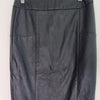 Lily Loves Black Faux Leather Pencil Skirt 8 AU