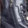 Django Juliette Black Leather Combat Boots Black Size 40