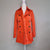 Portmans Orange Trench Coat Size AU 6