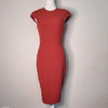 Cue Red Midi Dress 8 AU