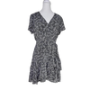 Forever New black and white floral print dress. Side 8