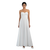 Miss Anne Strapless Rhinestone Chiffon Bridal Gown 8 AU
