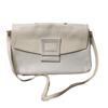 Mangiameli Misung Leather Shoulder Bag Elegant crocleather