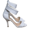 Tony Bianco White Leather Heels White Size AU 7