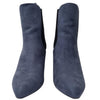 I Love Billy Blue Microsuede Ankle Boots Block Heel Pointed Toe Size 39 AU 8