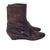 Nine West Brown Leather Ankle Boots Size 8 – Wedge Heel Zip Detail