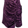B. Smart Purple Satin Mini Dress Size 16 AU