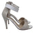 Wayne by Wayne Cooper Leather Nude White Snake Print Stiletto Heels Size 39 AU 8