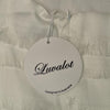 Luvalot White Fringed Mini Dress Layered Ruffle Hem Cocktail Party 12 AU