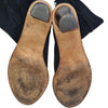 Trenery Black Suede Tassel Western-Style Boots | All Leather | Size EU 42 / AU 11