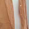 Country Road Organic French Linen Shirt – Terracotta – Size 8