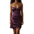 B. Smart Purple Satin Mini Dress Size 16 AU