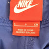 Nike Blue Nylon Jogger Pants Size S | Lightweight Zip Pocket Track Pants