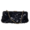 Elegant Monsoon Accessories Black Sequin Clutch EveningBag
