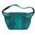 Findig Turquoise Faux Snakeskin Mini Bag with Tassel Gold