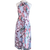 Portmans Signature Collection Blue Floral Midi Dress Blue 8